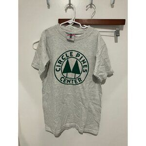 Circle Pines Center Kids Summer Camp T-Shirt, Gray/Green, Small
